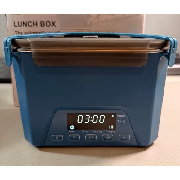 Cordless Electric Lunch Box, 1.2L Self Heating Lunch Box - Picture 4 of 16